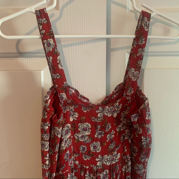 American Eagle floral flare leg jumpsuit, 00 / XS - Picture 6 of 9